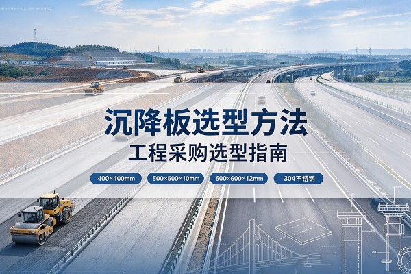 扎鲁特旗沉降板选择方法