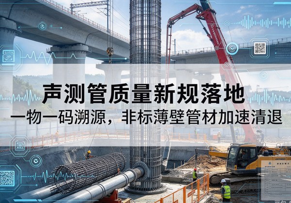 扎鲁特旗声测管质量新规落地，一物一码溯源，非标薄壁管材加速清退